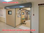 Hermetikusan záródó kórházi és tisztatéri ajtó